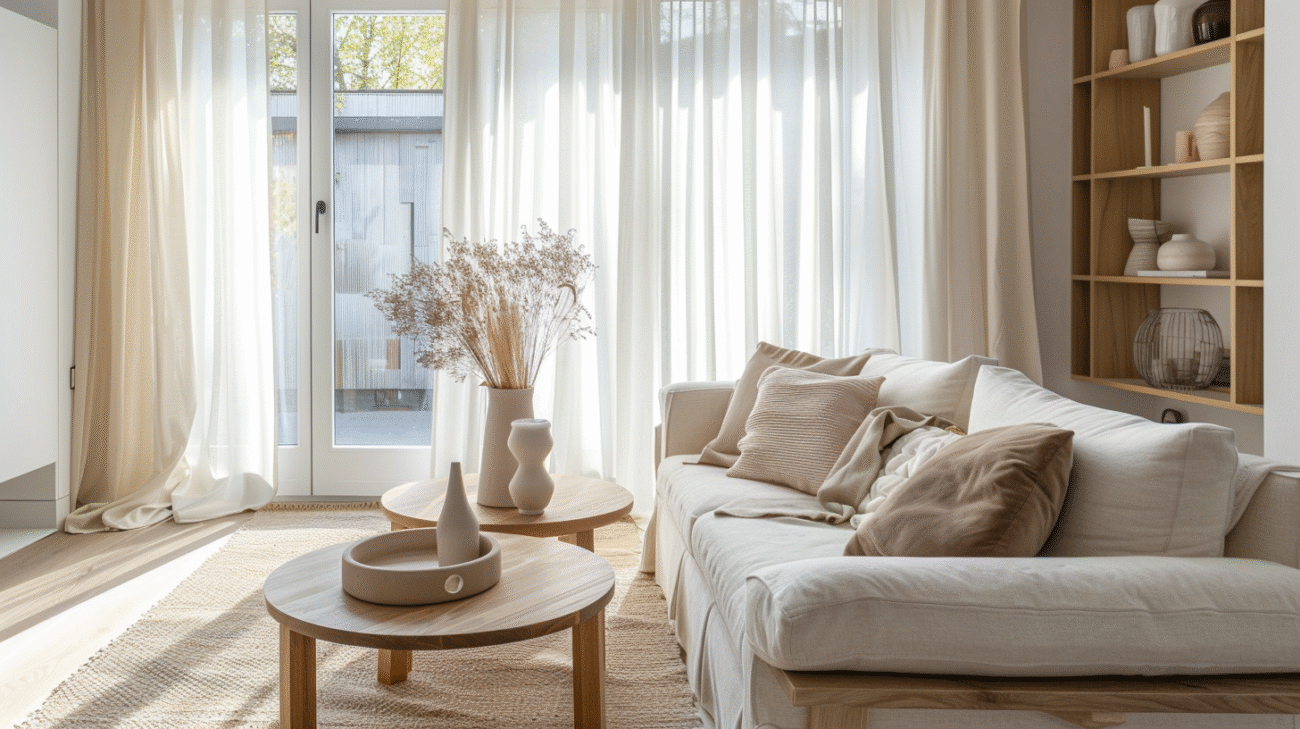 dobrze urządzony salon