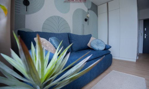 Salon w małej kawalerce